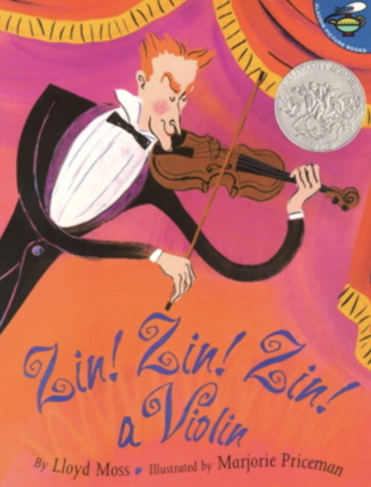 Book Zin! Zin! Zin! a Violin by Lloyd Moss. 